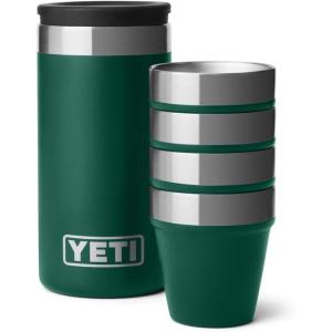 imageYETI Shot Glasses with Carrying Case Set of 4Black Forest Green