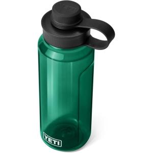 imageYETI Yonder Water Bottle with Yonder Tether Cap Lightweight Leakproof and BPAFreeBlack Forest Green