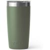 imageYETI Rambler 10 oz Tumbler Stainless Steel Vacuum Insulated with MagSlider Lid Cherry BlossomCamp Green