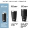 imageYETI Rambler 10 oz Tumbler Stainless Steel Vacuum Insulated with MagSlider Lid Cherry BlossomCharcoal