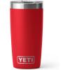 imageYETI Rambler 10 oz Tumbler Stainless Steel Vacuum Insulated with MagSlider Lid Cherry BlossomRescue Red