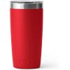 imageYETI Rambler 10 oz Tumbler Stainless Steel Vacuum Insulated with MagSlider Lid Cherry BlossomRescue Red