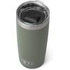 imageYETI Rambler 10 oz Tumbler Stainless Steel Vacuum Insulated with MagSlider Lid Cherry BlossomCamp Green