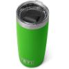 imageYETI Rambler 10 oz Tumbler Stainless Steel Vacuum Insulated with MagSlider Lid Cherry BlossomCanopy Green