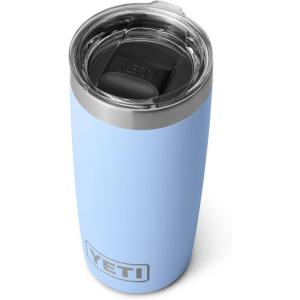 imageYETI Rambler 10 oz Tumbler Stainless Steel Vacuum Insulated with MagSlider Lid Cherry BlossomBig Sky Blue