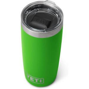 imageYETI Rambler 10 oz Tumbler Stainless Steel Vacuum Insulated with MagSlider Lid Cherry BlossomCanopy Green