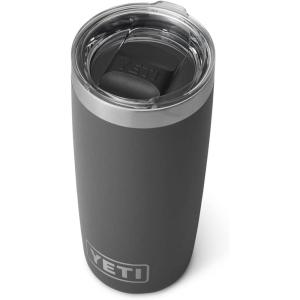 imageYETI Rambler 10 oz Tumbler Stainless Steel Vacuum Insulated with MagSlider Lid Cherry BlossomCharcoal