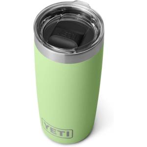 imageYETI Rambler 10 oz Tumbler Stainless Steel Vacuum Insulated with MagSlider Lid Cherry BlossomKey Lime