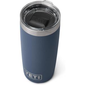 imageYETI Rambler 10 oz Tumbler Stainless Steel Vacuum Insulated with MagSlider Lid Cherry BlossomNavy