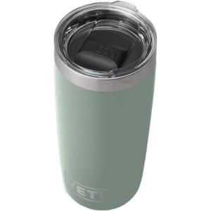 imageYETI Rambler 10 oz Tumbler Stainless Steel Vacuum Insulated with MagSlider Lid Cherry BlossomSagebrush Green