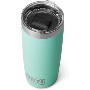 imageYETI Rambler 10 oz Tumbler Stainless Steel Vacuum Insulated with MagSlider Lid Cherry BlossomSeafoam