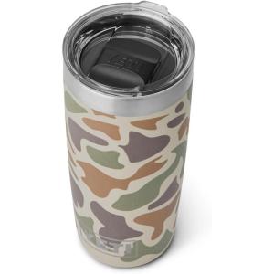 imageYETI Rambler 10 oz Tumbler Stainless Steel Vacuum Insulated with MagSlider Lid Cherry BlossomTan Camo