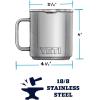 imageYETI Rambler 10 oz Stackable Mug Vacuum Insulated Stainless Steel with MagSlider Lid Big Sky BlueAlpine Yellow