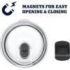 imageYETI Rambler 10 oz Stackable Mug Vacuum Insulated Stainless Steel with MagSlider Lid Big Sky BlueNavy