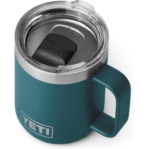 imageYETI Rambler 10 oz Stackable Mug Vacuum Insulated Stainless Steel with MagSlider Lid Big Sky BlueAgave Teal