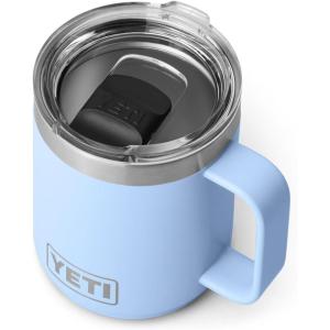 imageYETI Rambler 10 oz Stackable Mug Vacuum Insulated Stainless Steel with MagSlider Lid Big Sky BlueBig Sky Blue