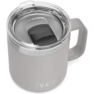 imageYETI Rambler 10 oz Stackable Mug Vacuum Insulated Stainless Steel with MagSlider Lid Big Sky BlueGranite Gray