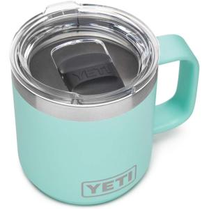 imageYETI Rambler 10 oz Stackable Mug Vacuum Insulated Stainless Steel with MagSlider Lid Big Sky BlueSeafoam