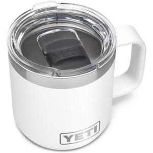 imageYETI Rambler 10 oz Stackable Mug Vacuum Insulated Stainless Steel with MagSlider Lid Big Sky BlueWhite