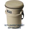 imageYETI 5 Gallon LoadOut Bucket 360Degree Swivel Seat Heavy Duty Foam Cushion for DoveDuck Hunting Fishing Baseball Gardening and Camping TanTan