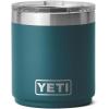 imageYETI Rambler 10 oz Stackable Lowball 20 Vacuum Insulated Stainless Steel with MagSlider Lid Black StoneAgave Teal
