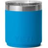 imageYETI Rambler 10 oz Stackable Lowball 20 Vacuum Insulated Stainless Steel with MagSlider Lid Black StoneBig Wave Blue