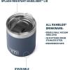 imageYETI Rambler 10 oz Stackable Lowball 20 Vacuum Insulated Stainless Steel with MagSlider Lid Black StoneBlack StoneTextured