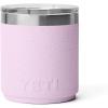 imageYETI Rambler 10 oz Stackable Lowball 20 Vacuum Insulated Stainless Steel with MagSlider Lid Black StoneCherry Blossom  Textured