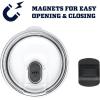 imageYETI Rambler 10 oz Stackable Lowball 20 Vacuum Insulated Stainless Steel with MagSlider Lid Black StoneGrey StoneTextured