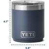 imageYETI Rambler 10 oz Stackable Lowball 20 Vacuum Insulated Stainless Steel with MagSlider Lid Black StonePapaya
