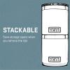 imageYETI Rambler 10 oz Stackable Lowball 20 Vacuum Insulated Stainless Steel with MagSlider Lid Black StoneRescue Red