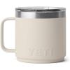 imageYETI Rambler 14 oz Ceramic Lined Stackable Mug Vacuum Insulated Stainless Steel with MagSlider Lid Moon DustCape Taupe