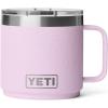 imageYETI Rambler 14 oz Ceramic Lined Stackable Mug Vacuum Insulated Stainless Steel with MagSlider Lid Moon DustCherry Blossom