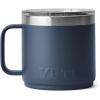 imageYETI Rambler 14 oz Ceramic Lined Stackable Mug Vacuum Insulated Stainless Steel with MagSlider Lid Moon DustNavy