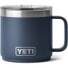 imageYETI Rambler 14 oz Ceramic Lined Stackable Mug Vacuum Insulated Stainless Steel with MagSlider Lid Moon DustNavy