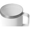 imageYETI Rambler 14 oz Ceramic Lined Stackable Mug Vacuum Insulated Stainless Steel with MagSlider Lid Moon DustWhite