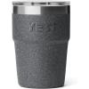 imageYETI Rambler 16 oz Stackable Tumbler Vacuum Insulated Stainless Steel with MagSlider LidBlack StoneTextured