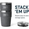 imageYETI Rambler 16 oz Stackable Tumbler Vacuum Insulated Stainless Steel with MagSlider LidBlack StoneTextured