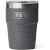 imageYETI Rambler 16 oz Stackable Tumbler Vacuum Insulated Stainless Steel with MagSlider LidBlack StoneTextured