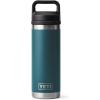 imageYETI Rambler 18 oz Bottle Leakproof Vacuum Insulated Stainless Steel with Chug Cap Black StoneAgave Teal