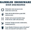 imageYETI Rambler 18 oz Bottle Leakproof Vacuum Insulated Stainless Steel with Chug Cap Black StoneCanopy Green