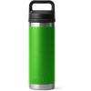 imageYETI Rambler 18 oz Bottle Leakproof Vacuum Insulated Stainless Steel with Chug Cap Black StoneCanopy Green