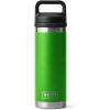 imageYETI Rambler 18 oz Bottle Leakproof Vacuum Insulated Stainless Steel with Chug Cap Black StoneCanopy Green