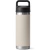 imageYETI Rambler 18 oz Bottle Leakproof Vacuum Insulated Stainless Steel with Chug Cap Black StoneCape Taupe
