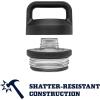imageYETI Rambler 18 oz Bottle Leakproof Vacuum Insulated Stainless Steel with Chug Cap Black StoneCharcoal