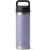 imageYETI Rambler 18 oz Bottle Leakproof Vacuum Insulated Stainless Steel with Chug Cap Black StoneCosmic Lilac