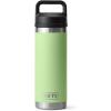 imageYETI Rambler 18 oz Bottle Leakproof Vacuum Insulated Stainless Steel with Chug Cap Black StoneKey Lime