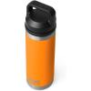imageYETI Rambler 18 oz Bottle Leakproof Vacuum Insulated Stainless Steel with Chug Cap Black StoneKing Crab