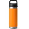 imageYETI Rambler 18 oz Bottle Leakproof Vacuum Insulated Stainless Steel with Chug Cap Black StoneKing Crab