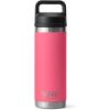imageYETI Rambler 18 oz Bottle Leakproof Vacuum Insulated Stainless Steel with Chug Cap Black StoneTropical Pink